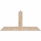 Ekena Millwork Portland Smooth Timber Gable Bracket, Douglas Fir, 36"W x 18"H x 1 1/2"D x 3 1/2"F, 12/12 Pitch GBW036X18X0204POR00SDF - alternate 1